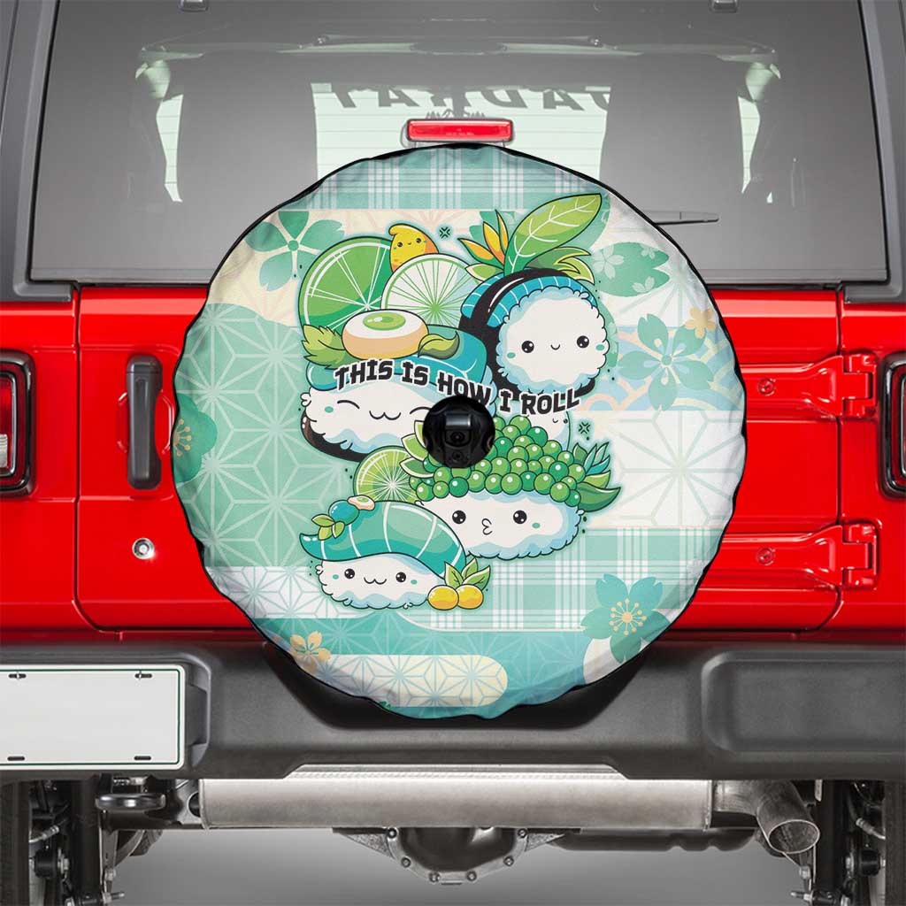 Japanese Kawaii Sushi Spare Tire Cover Green Wagara Palaka This Is How I Roll