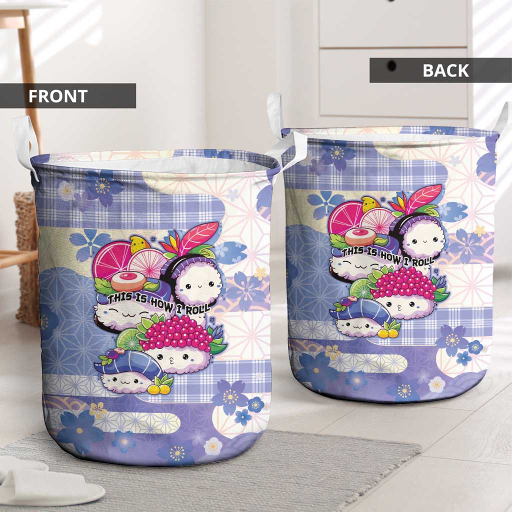 Japanese Kawaii Sushi Laundry Basket Blue Wagara Palaka This Is How I Roll