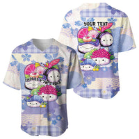 Personalized Japanese Kawaii Sushi Baseball Jersey Blue Wagara Palaka This Is How I Roll