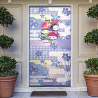 Personalized Japanese Kawaii Sushi Door Cover Blue Wagara Palaka This Is How I Roll