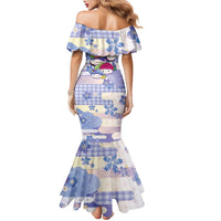 Personalized Japanese Kawaii Sushi Family Matching Mermaid Dress and Hawaiian Shirt Blue Wagara Palaka This Is How I Roll LT9 - Polynesian Pride