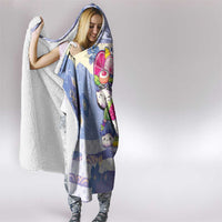 Japanese Kawaii Sushi Hooded Blanket Blue Wagara Palaka This Is How I Roll LT9 - Polynesian Pride
