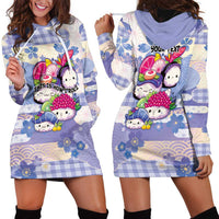 Personalized Japanese Kawaii Sushi Hoodie Dress Blue Wagara Palaka This Is How I Roll