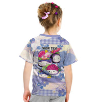 Personalized Japanese Kawaii Sushi Kid T Shirt Blue Wagara Palaka This Is How I Roll