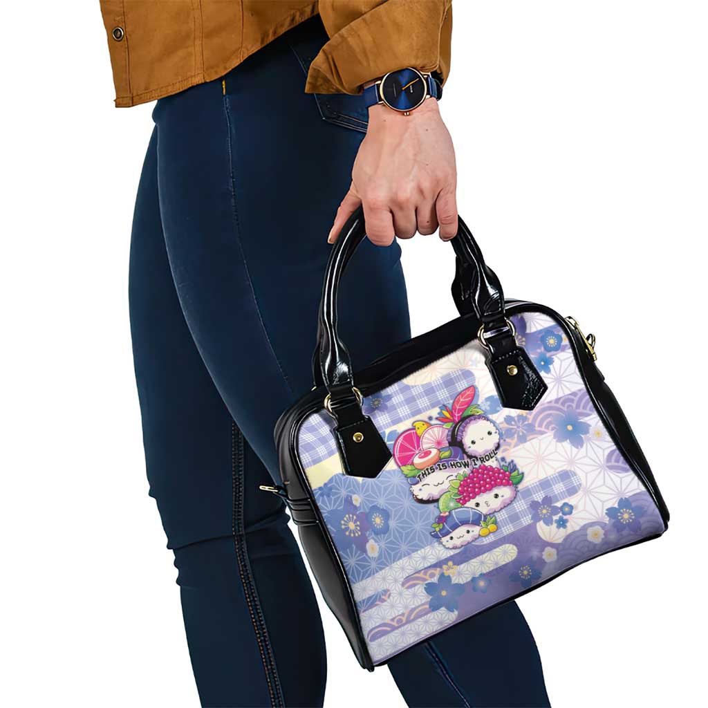 Japanese Kawaii Sushi Shoulder Handbag Blue Wagara Palaka This Is How I Roll