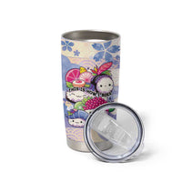 Personalized Japanese Kawaii Sushi Tumbler Cup Blue Wagara Palaka This Is How I Roll LT9 - Polynesian Pride