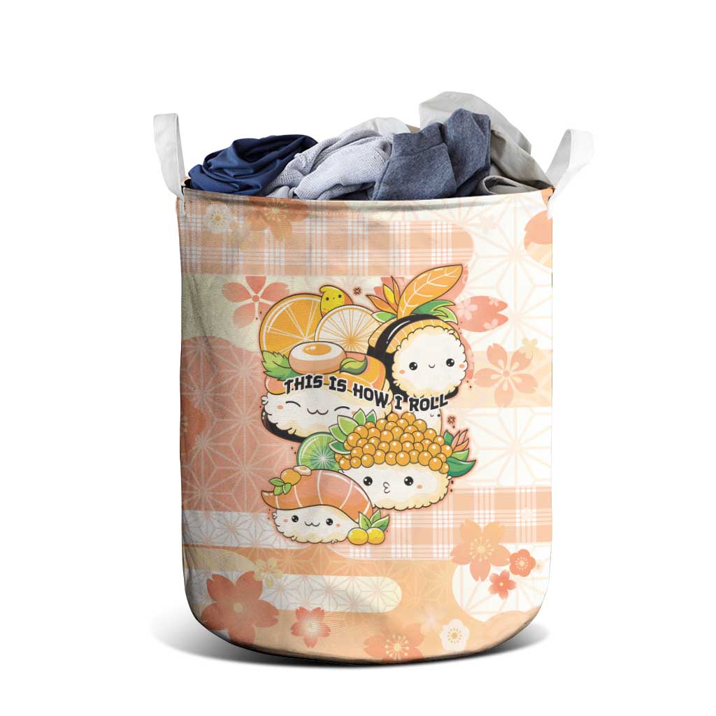 Japanese Kawaii Sushi Laundry Basket Peach Wagara Palaka This Is How I Roll