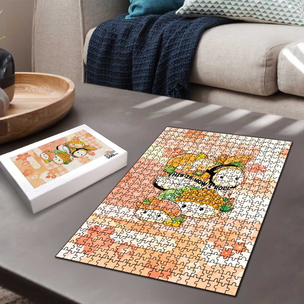 Japanese Kawaii Sushi Puzzle Peach Wagara Palaka This Is How I Roll