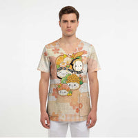 Personalized Japanese Kawaii Sushi Scrub Top Peach Wagara Palaka This Is How I Roll