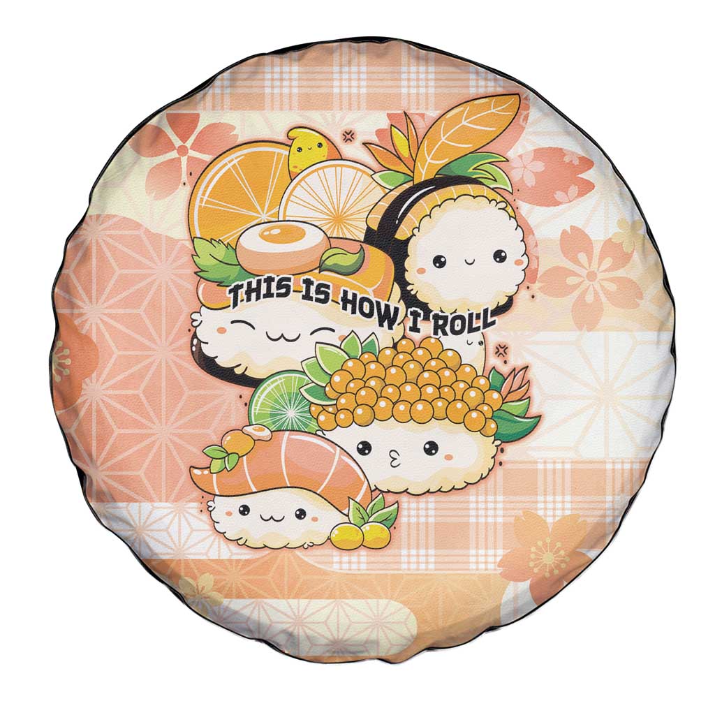 Japanese Kawaii Sushi Spare Tire Cover Peach Wagara Palaka This Is How I Roll