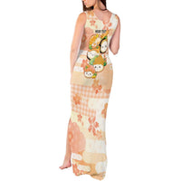 Personalized Japanese Kawaii Sushi Tank Maxi Dress Peach Wagara Palaka This Is How I Roll