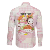 Personalized Japanese Kawaii Sushi Family Matching Summer Maxi Dress and Hawaiian Shirt Pink Wagara Palaka This Is How I Roll LT9 - Polynesian Pride