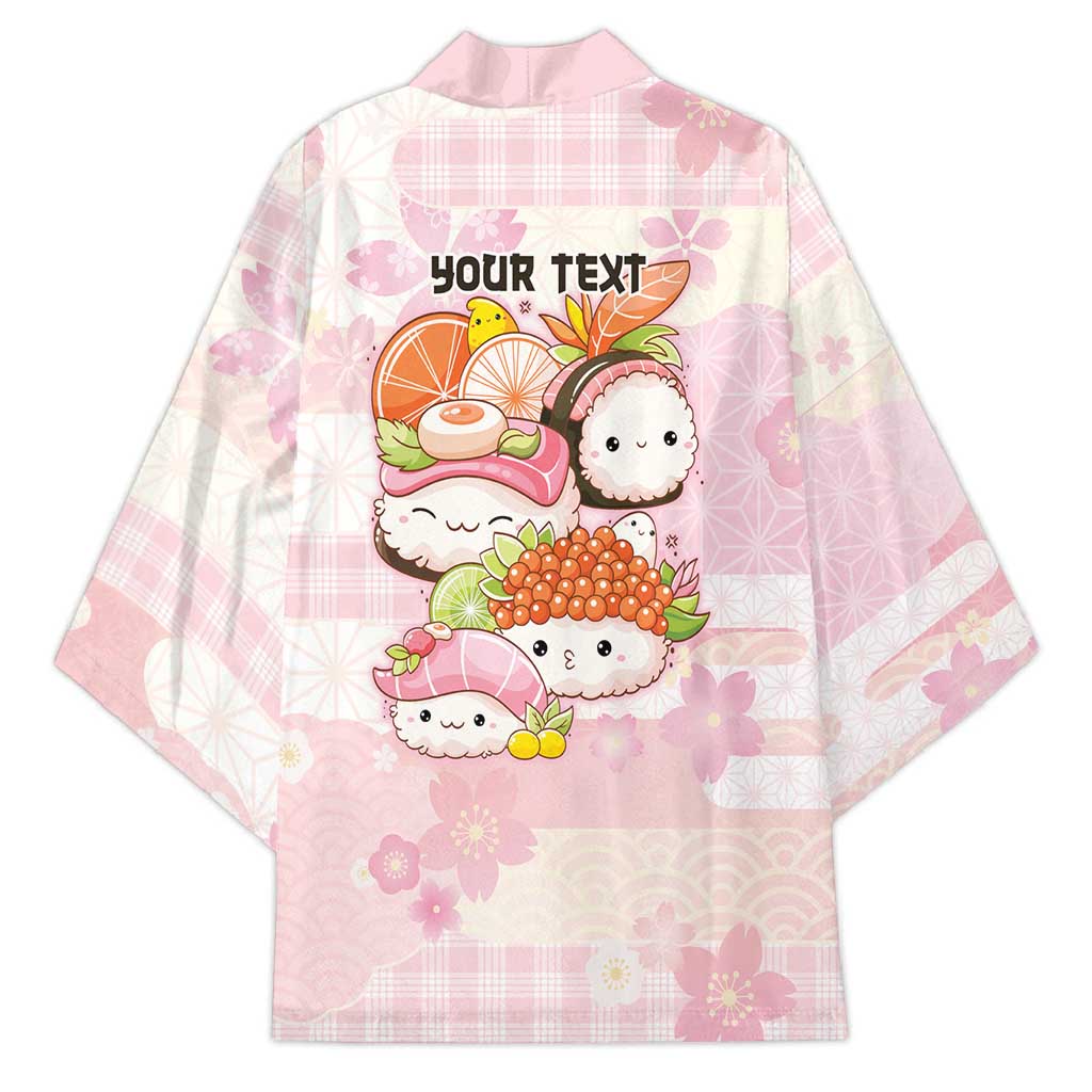 Personalized Japanese Kawaii Sushi Kimono Pink Wagara Palaka This Is How I Roll