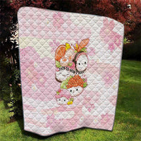 Japanese Kawaii Sushi Quilt Pink Wagara Palaka This Is How I Roll
