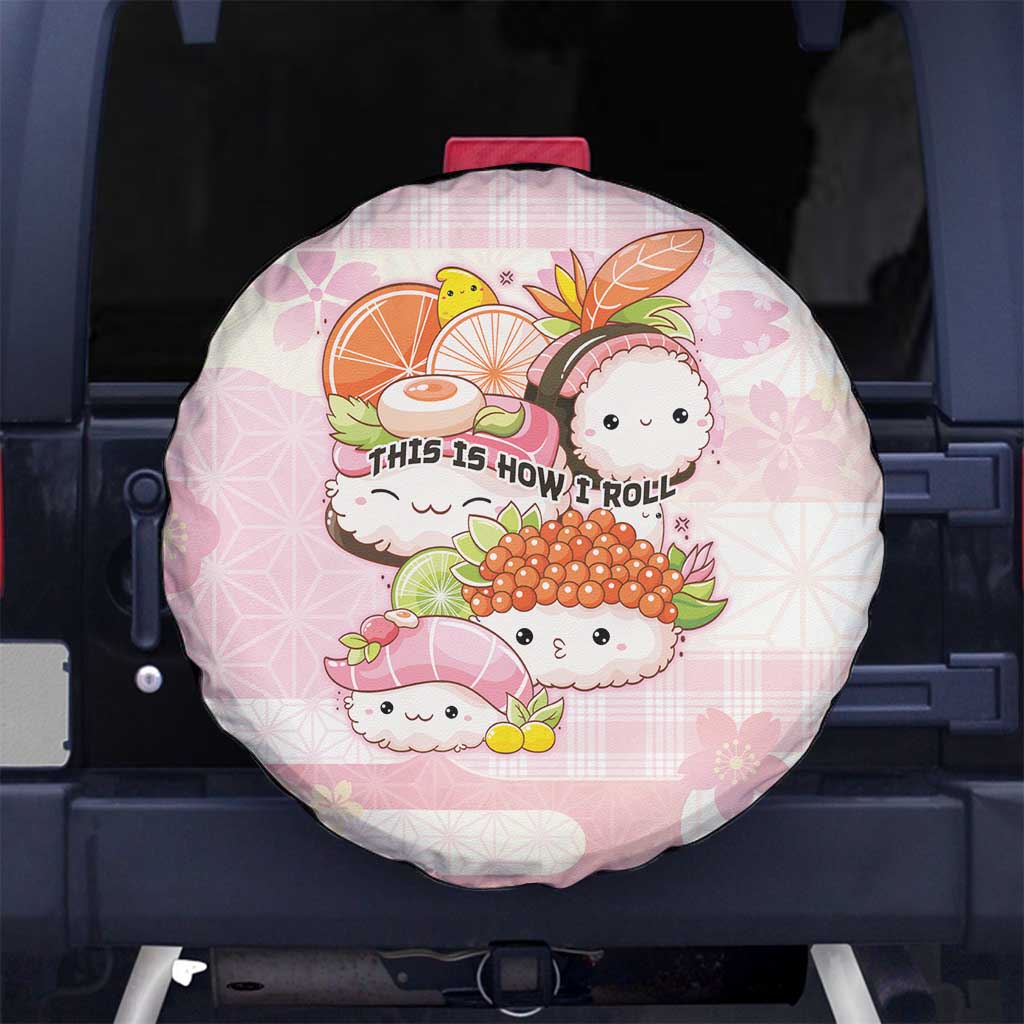 Japanese Kawaii Sushi Spare Tire Cover Pink Wagara Palaka This Is How I Roll