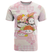 Personalized Japanese Kawaii Sushi T Shirt Pink Wagara Palaka This Is How I Roll