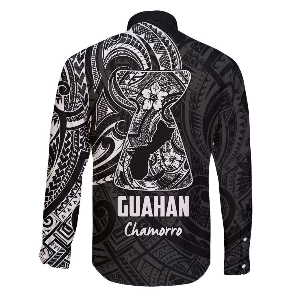 Black Guam Latte Stone Tribal Tattoo Family Matching Mermaid Dress and Hawaiian Shirt Hafa Adai Six 7 One LT9 - Polynesian Pride