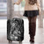 Black Guam Latte Stone Tribal Tattoo Luggage Cover Hafa Adai Six 7 One