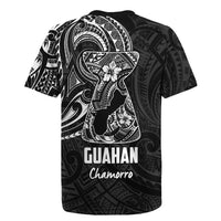 Black Guam Latte Stone Tribal Tattoo Rugby Jersey Hafa Adai Six 7 One