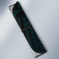 Blue Guam Latte Stone Tribal Tattoo Auto Sun Shade Hafa Adai Six 7 One - Polynesian Pride