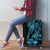 Blue Guam Latte Stone Tribal Tattoo Luggage Cover Hafa Adai Six 7 One