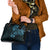 Blue Guam Latte Stone Tribal Tattoo Shoulder Handbag Hafa Adai Six 7 One