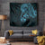 Blue Guam Latte Stone Tribal Tattoo Tapestry Hafa Adai Six 7 One