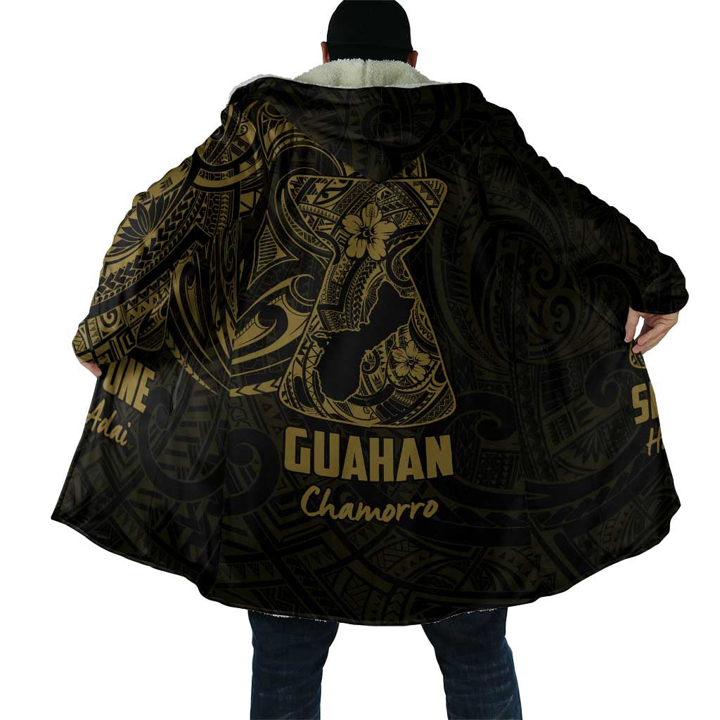 Gold Guam Latte Stone Tribal Tattoo Cloak Hafa Adai Six 7 One - Polynesian Pride