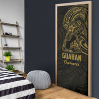 Gold Guam Latte Stone Tribal Tattoo Door Cover Hafa Adai Six 7 One - Polynesian Pride