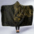Gold Guam Latte Stone Tribal Tattoo Hooded Blanket Hafa Adai Six 7 One