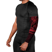 Oxblood Guam Latte Stone Tribal Tattoo Arm Sleeves Hafa Adai Six 7 One - Polynesian Pride