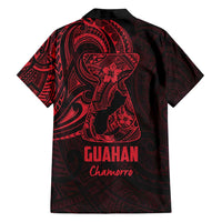 Oxblood Guam Latte Stone Tribal Tattoo Family Matching Tank Maxi Dress and Hawaiian Shirt Hafa Adai Six 7 One LT9 - Polynesian Pride