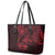 Oxblood Guam Latte Stone Tribal Tattoo Leather Tote Bag Hafa Adai Six 7 One