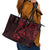 Oxblood Guam Latte Stone Tribal Tattoo Leather Tote Bag Hafa Adai Six 7 One