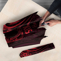 Oxblood Guam Latte Stone Tribal Tattoo Umbrella Hafa Adai Six 7 One - Polynesian Pride