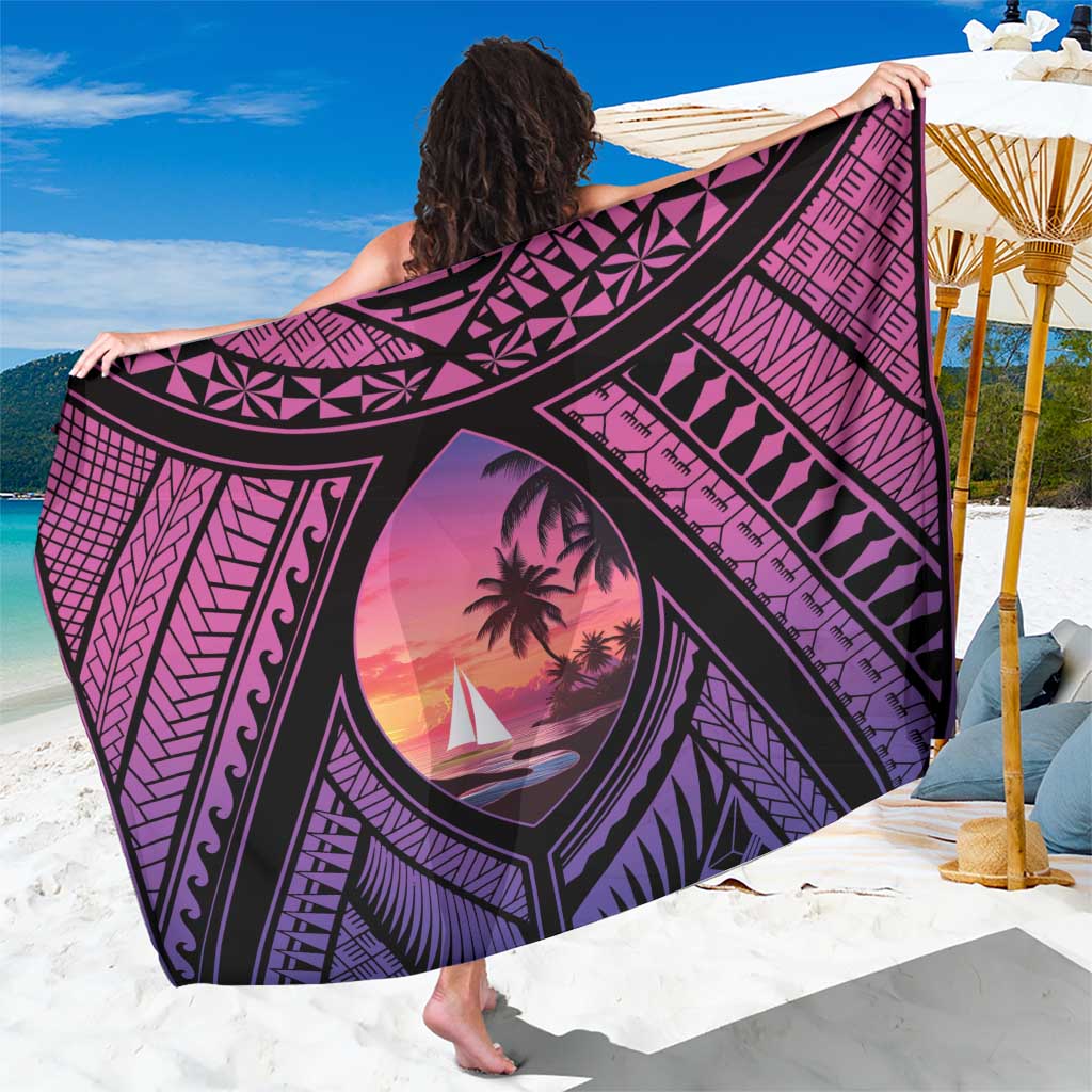 Guam Chamorro Artsy Sarong Guahan Sunset Beach