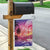 Guam Latte Stone with Map Garden Flag Bougainvillea Beach Sunset