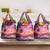 Guam Latte Stone with Map Grocery Bag Bougainvillea Beach Sunset
