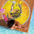 Papua New Guinea Cultural Tropical Flowers Beach Blanket