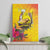 Papua New Guinea Cultural Tropical Flowers Canvas Wall Art