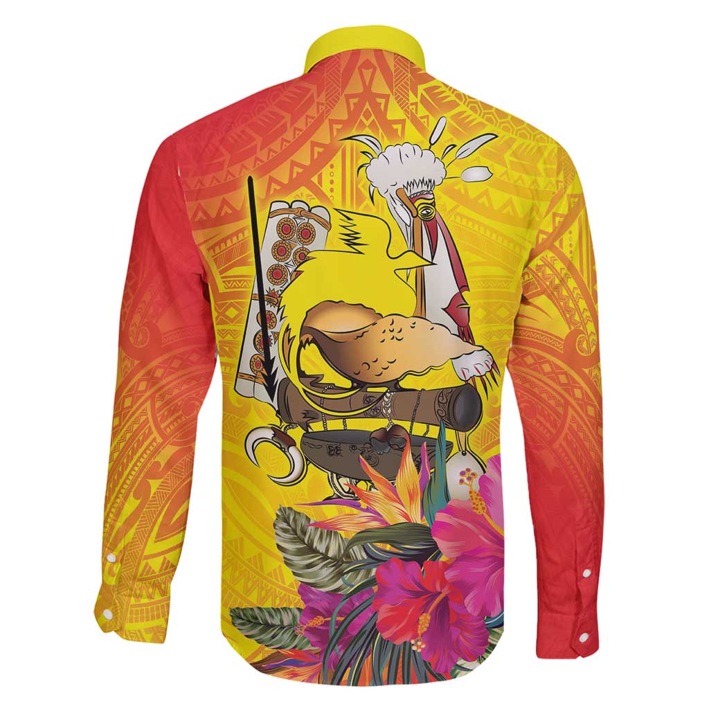Papua New Guinea Cultural Tropical Flowers Family Matching Puletasi and Hawaiian Shirt LT9 - Polynesian Pride