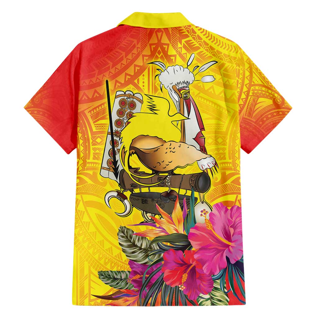Papua New Guinea Cultural Tropical Flowers Family Matching Tank Maxi Dress and Hawaiian Shirt LT9 - Polynesian Pride