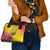 Papua New Guinea Cultural Tropical Flowers Shoulder Handbag