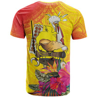 Papua New Guinea Cultural Tropical Flowers T Shirt
