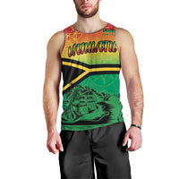 Hapi 45th Indipendens Dei Vanuatu Men Tank Top Yumi 1980 with Vanuatuan Beach Landscape LT9 - Polynesian Pride