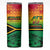 Hapi 45th Indipendens Dei Vanuatu Skinny Tumbler Yumi 1980 with Vanuatuan Beach Landscape