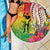 Vanuatu 45th Anniversary Beach Blanket Polynesian with Sand Drawing Pattern