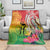 Vanuatu 45th Anniversary Blanket Polynesian with Sand Drawing Pattern