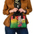 Vanuatu 45th Anniversary Shoulder Handbag Polynesian with Sand Drawing Pattern