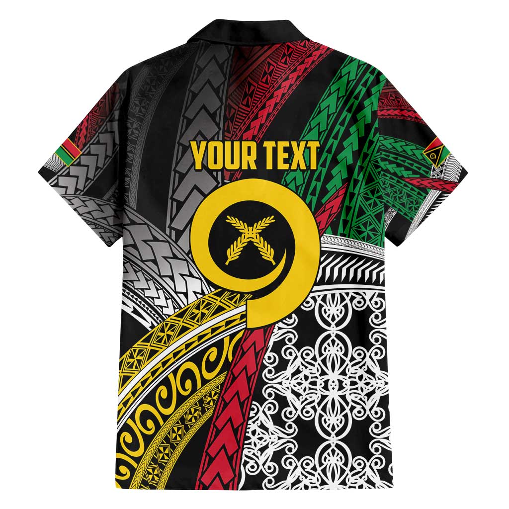 Vanuatu Proud to be Ni-van Personalised Family Matching Puletasi and Hawaiian Shirt with Mutis En Atan Patterns